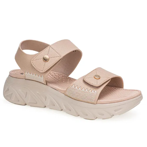 Platanitos Beige de Mujer modelo Sueco Dama Sct Grecia pieles sintéticos mujer 2025071422164579545 Sintético Sintético