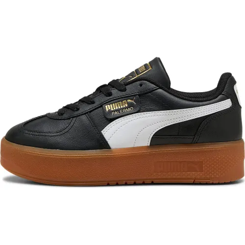 Puma Negro de Mujer modelo Zapatillas Urbanas Mujer Palermo Elevata Lth Wns negros mujer 2025071620001289081 CUERO VACA CUERO VACA
