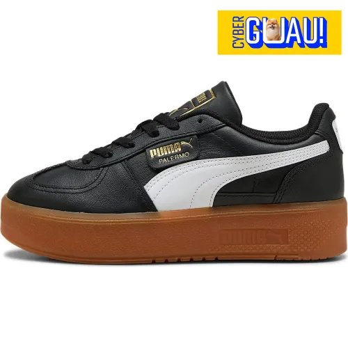 Puma Negro de Mujer modelo Zapatillas Urbanas Mujer Palermo Elevata Lth Wns negros mujer 2025071620001289081 CUERO VACA CUERO VACA