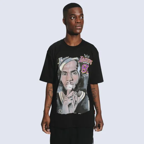 SUPERKING Negro de Hombre modelo Polo Oversize Hombre Lakers negros hombre 2025071622000323496  