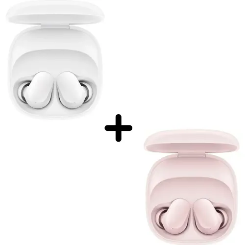 XIAOMI Combo Audifonos Buds 6 Play Rosa + Buds 6 Play Blanco