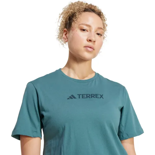 adidas Polo Outdoor Mujer W Tx Logo Tee Terrex