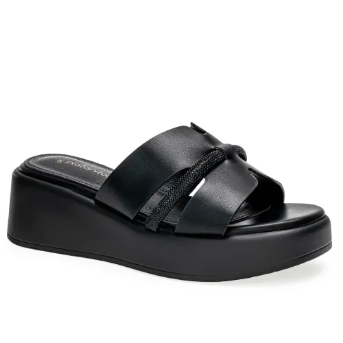 Platanitos Negro de Mujer modelo Sandalia Dama S Alondra negros sintéticos mujer 2025071820471019496 Sintético Sintético