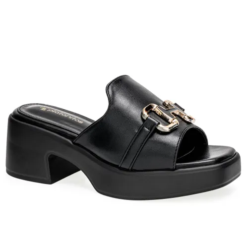 Platanitos Negro de Mujer modelo Sandalia Dama Sp Yesabel negros sintéticos mujer 2025071820471019586 Sintético Sintético