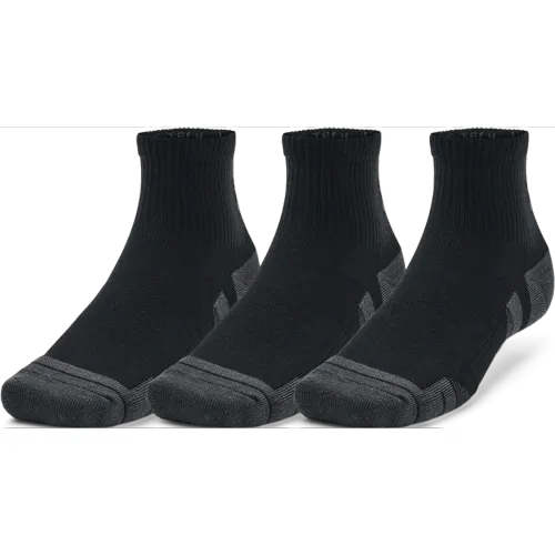 Hombre Mujer Under Armour Negro Medias Tobilleras Training Unisex Performance Tech - 3 Pares