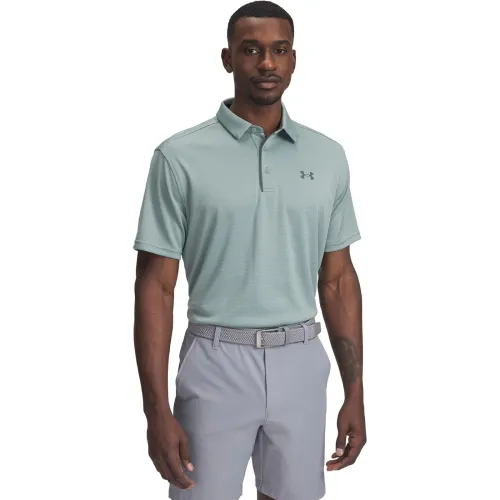 Hombre Under Armour Verde Polo Camisero Golf Hombre Tech Polo