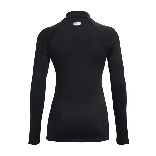 Under Armour Polo Manga Larga Training Mujer Ua Coldgear Authentics Mockneck