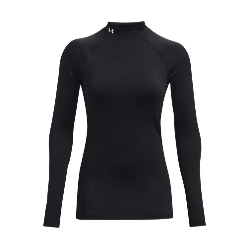 Under Armour Polo Manga Larga Training Mujer Ua Coldgear Authentics Mockneck