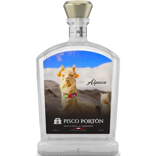 PORTÓN Varios Pisco Mosto Verde Quebranta Bot. 750ml Alpaca C/Estuche