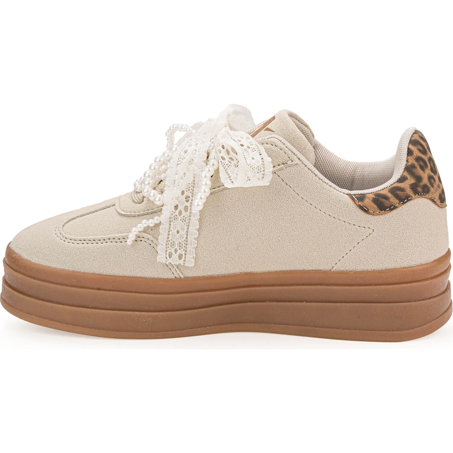ARIANA Zapatillas Ariana Urbanas Mujer Wdh-25q2 color beige | Platanitos