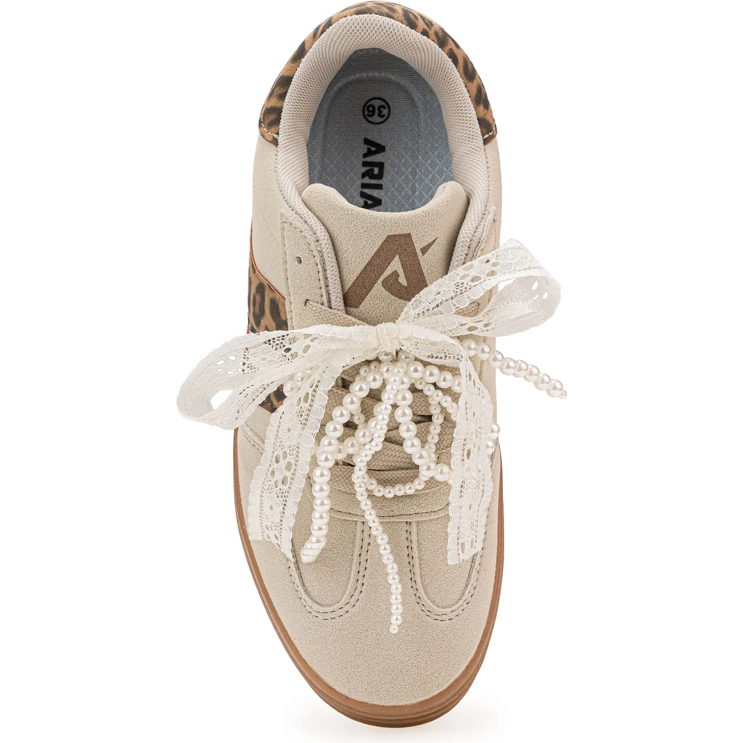 ARIANA Zapatillas Ariana Urbanas Mujer Wdh-25q2 color beige | Platanitos