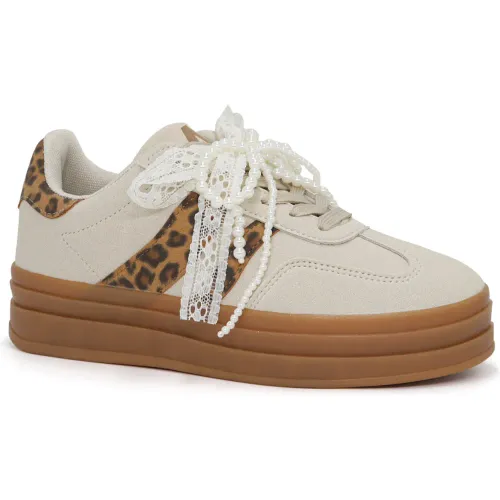ARIANA Beige de Mujer modelo Zapatillas Urbanas Mujer Wdh-25q2 beiges textiles mujer 2025072415471219193 Textil TR