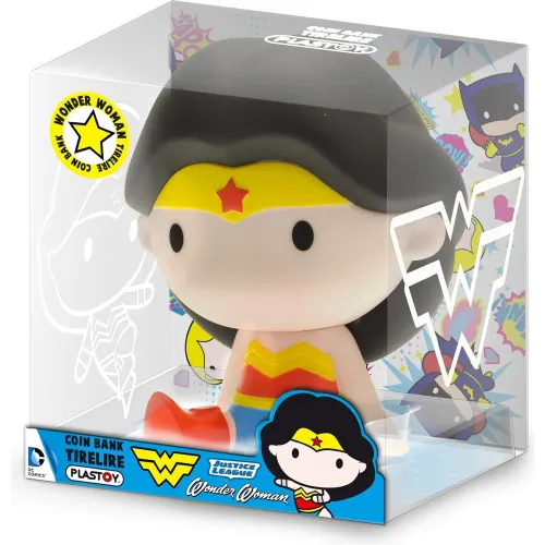 PLASTOY Varios Chibi Wonder Woman Money Box 080066 16cm