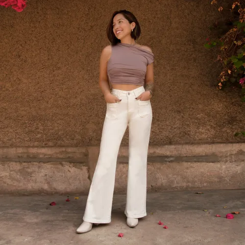 COTTONS JEANS Pantalon Flare Mujer Luana