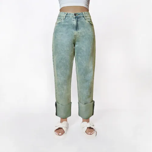 COTTONS JEANS Verde de Mujer modelo Jean Straight Enna verdes mujer 2025072422001664917  
