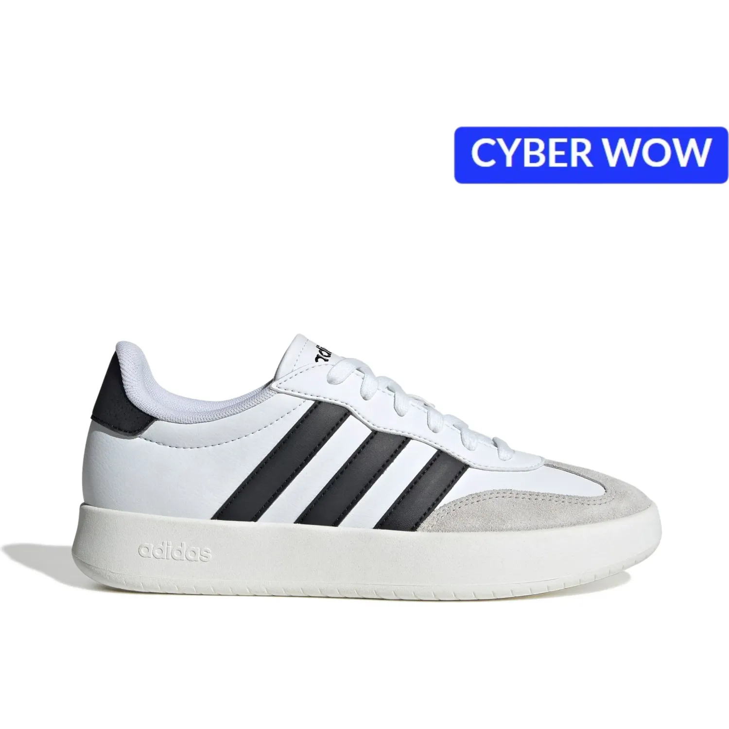 Zapatillas Adidas Urbanas Mujer Barreda color blanco / negro | Platanitos