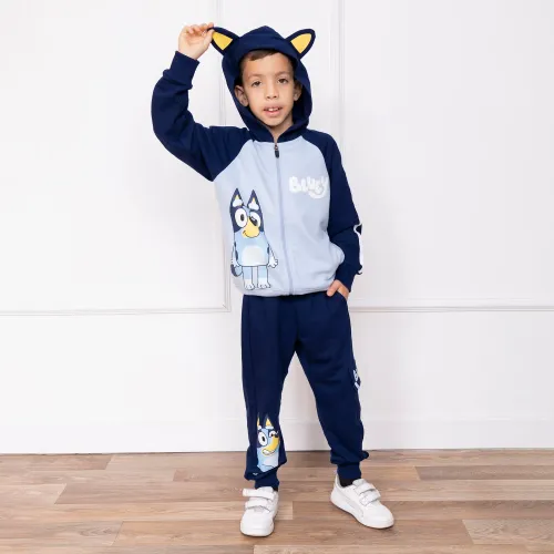 BLUEY Casaca Moda Con Capucha Tipo Disfraz Niño  Blu-00