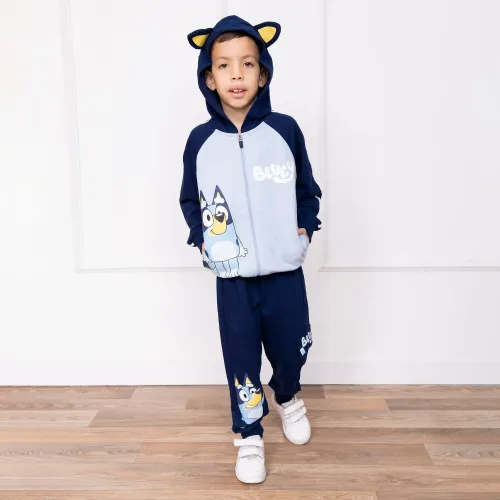 BLUEY Casaca Moda Con Capucha Tipo Disfraz Niño  Blu-00