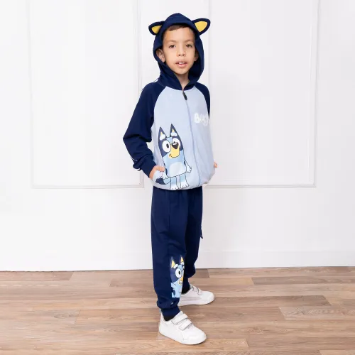 BLUEY Casaca Moda Con Capucha Tipo Disfraz Niño  Blu-00