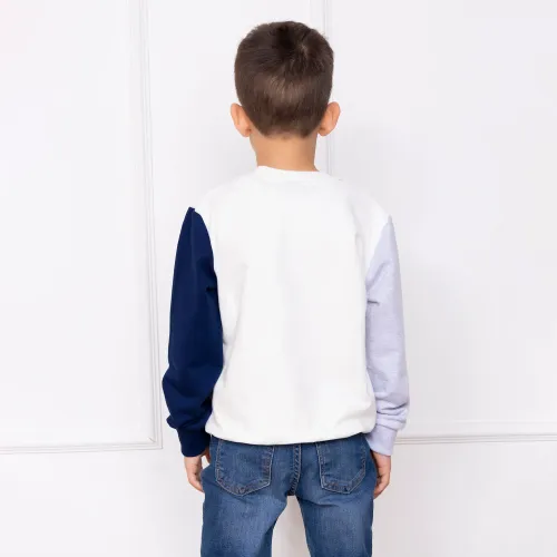 BLUEY Polera Moda Niño Contraste Blu-00