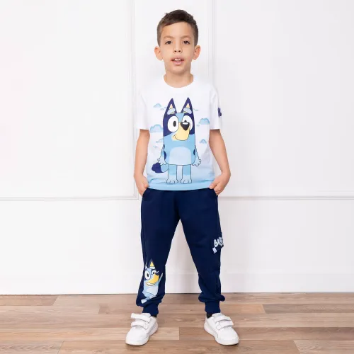 BLUEY Azul de Niño modelo Jogger Moda Con Bolsillo Cargo Niño  Blu-00 aceros niño 2025072516223947113  