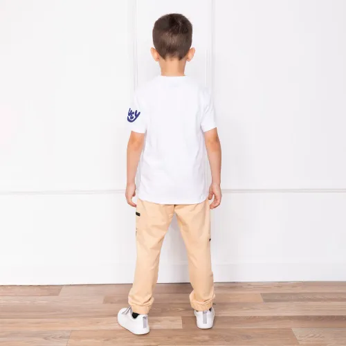 BLUEY Jogger Moda Con Bolsillo Cargo Niño  Blu-00