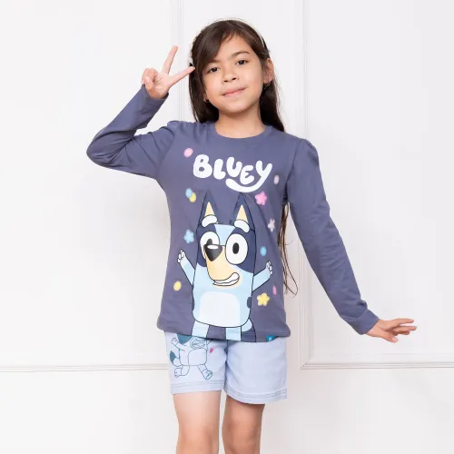 BLUEY  de Niña modelo Polo Basico Cuello Redondo Manga Larga  Niña  Blu-00 niña 2025072516223947233  