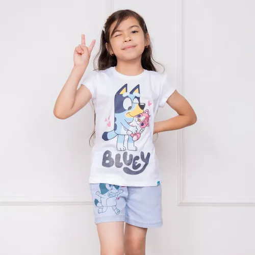 BLUEY Blanco de Niña modelo Polo Basico Cuello Redondo Manga Corta Niña Blu-00 blancos niña 2025072516223947248  
