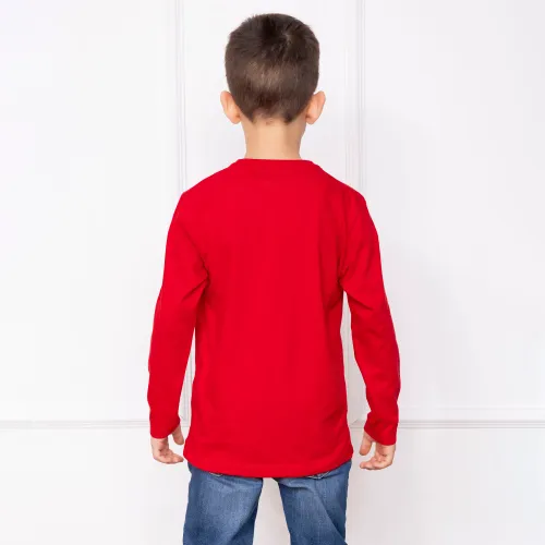 BLUEY Polo Basico Cuello Redondo Manga Larga Niño  Blu-00