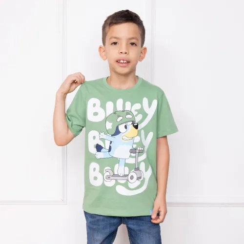 BLUEY Verde de Niño modelo Polo Basico Cuello Redondo Manga Corta Niño  Blu-00 niño 2025072516223947353  