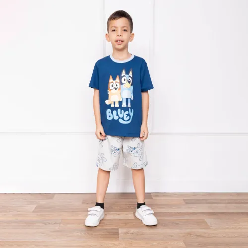 BLUEY  de Niño modelo Pijama Moda Manga Corta Con Short Niño  Blu-00 niño 2025072516223947434  