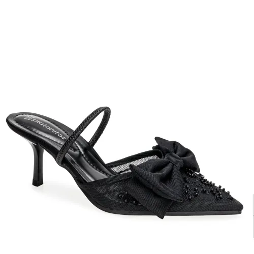 Platanitos Negro de Mujer modelo Calzado Vestir Dama Cv Liz negros sintéticos mujer 2025072519363518344 Sintético Sintético