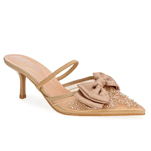 Platanitos Beige de Mujer modelo Calzado Vestir Dama Cv Liz sintéticos mujer 2025072519363518362 Sintético Sintético