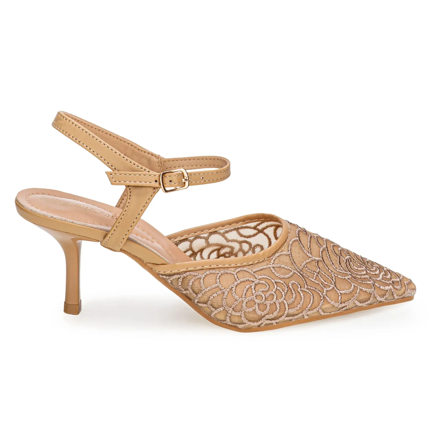 Platanitos Calzado Platanitos Vestir Dama Cv Kazy color beige | Platanitos