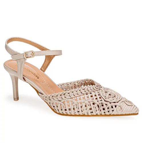 Platanitos Beige de Mujer modelo Calzado Vestir Dama Cv Rose beiges sintéticos mujer 2025072519363518506 Sintético Sintético