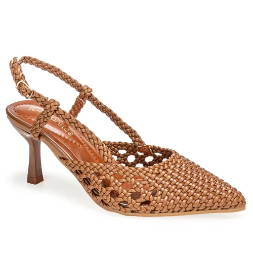 Platanitos Marron de Mujer modelo Calzado Vestir Dama Cv Nini marrones sintéticos mujer 2025072519363518524 Sintético Sintético