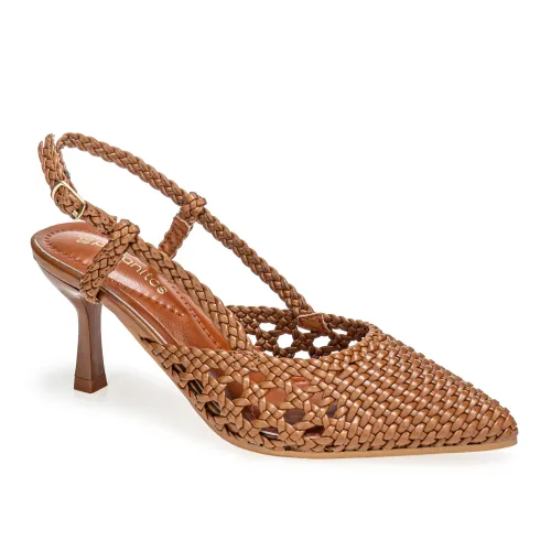 Platanitos Marron de Mujer modelo Calzado Vestir Dama Cv Nini marrones sintéticos mujer 2025072519363518524 Sintético Sintético