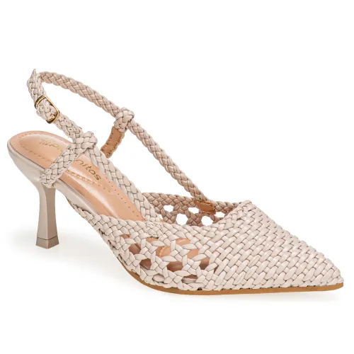 Platanitos Beige de Mujer modelo Calzado Vestir Dama Cv Nini beiges sintéticos mujer 2025072519363518542 Sintético Sintético