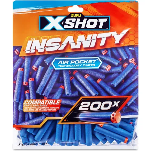 X-SHOT  modelo Pack X200 Dardos X-Shot 2025073013515816941  