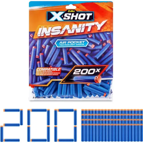X-SHOT Pack X200 Dardos X-Shot