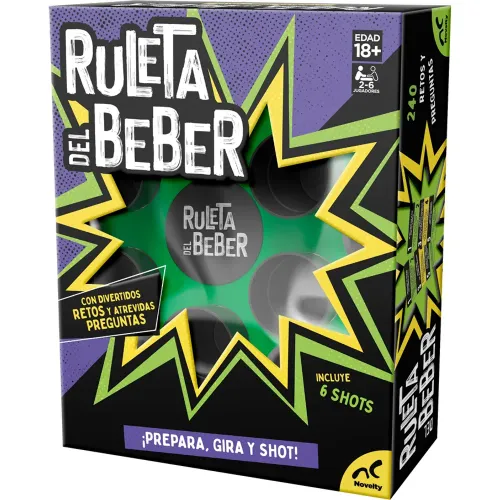 NOVELTY Juego De Mesa Ruleta De Beber Games