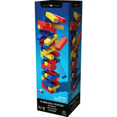 CARDINAL Juego Torre De Bloques Arcoiris Games