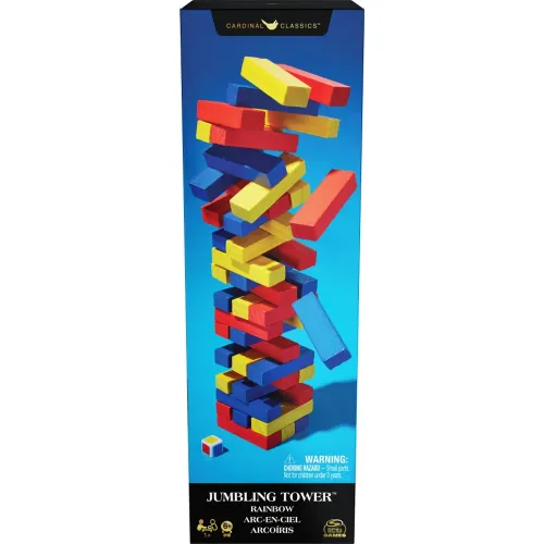 CARDINAL Juego Torre De Bloques Arcoiris Games