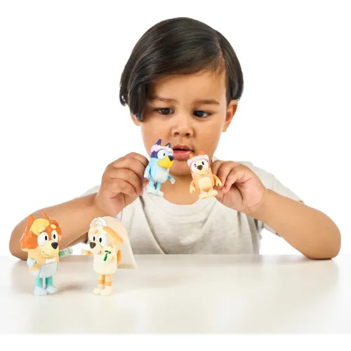BLUEY Pack X4 Figuras S11 Bluey Boda