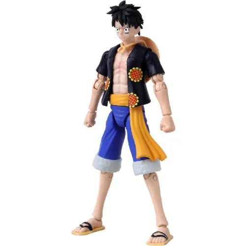 ONE PIECE Figura De Accion Monkey D. Luffy Dressrosa One Piece Bandai