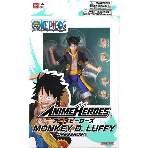 ONE PIECE Figura De Accion Monkey D. Luffy Dressrosa One Piece Bandai