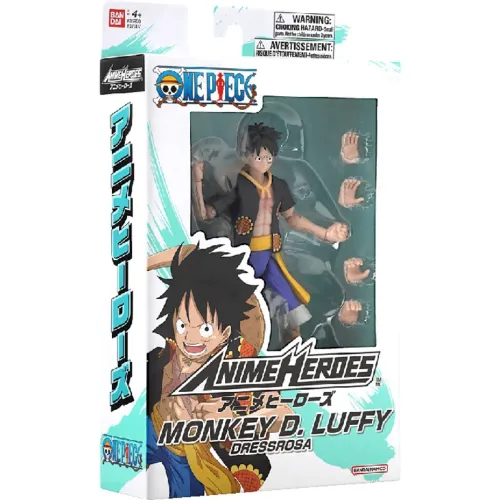 ONE PIECE Figura De Accion Monkey D. Luffy Dressrosa One Piece Bandai