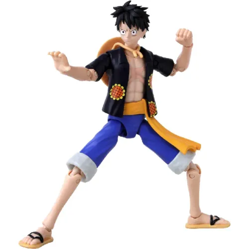 ONE PIECE Figura De Accion Monkey D. Luffy Dressrosa One Piece Bandai