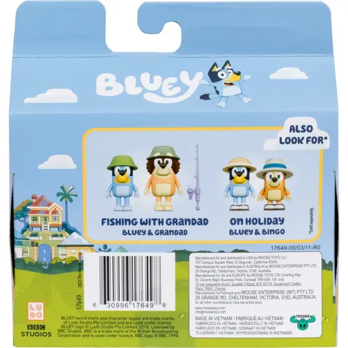 BLUEY Pack X2 Figuras Serie 11 Bluey Disfraces De Animales