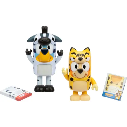 BLUEY Pack X2 Figuras Serie 11 Bluey Disfraces De Animales